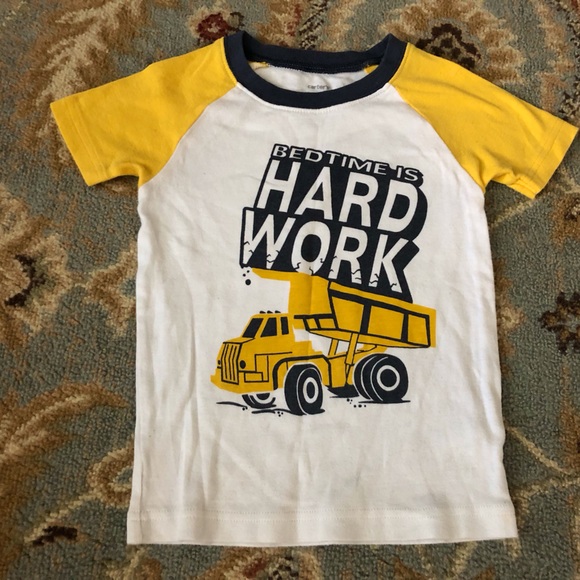 Carter’s Bedtime is Hardwork Toddler Pajama - Picture 4 of 7